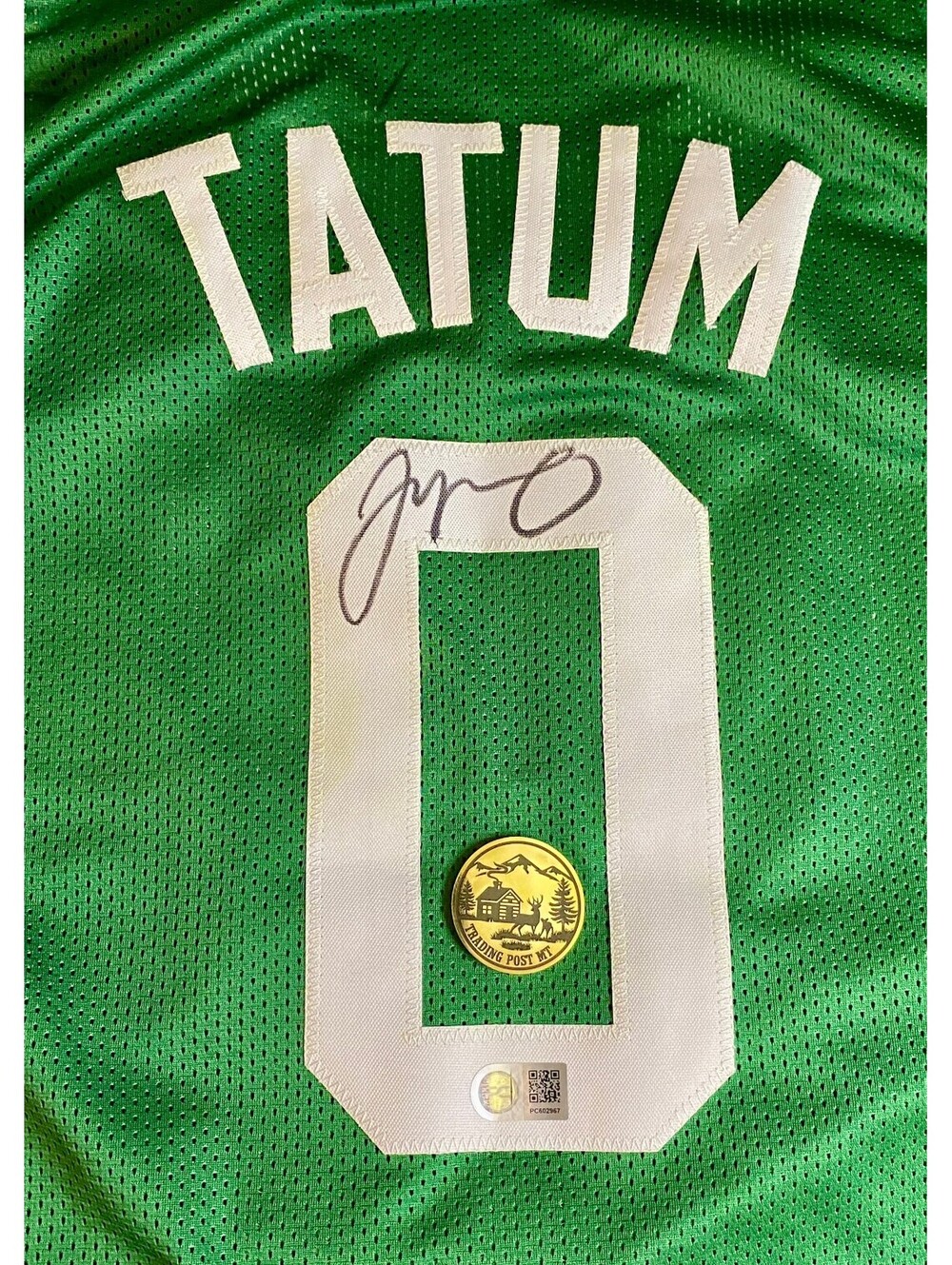 Jayson Tatum Signed Jersey With COA (PC602967) (Celtics)